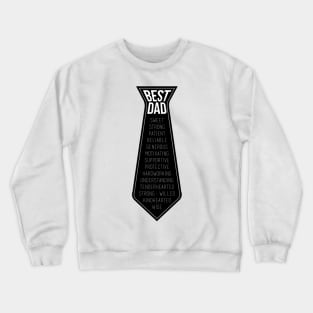 Best Dad Tie Crewneck Sweatshirt